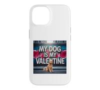 Carcasa para iPhone 14 Mi Perro es mi Grafiti de Golden Doodle Street de San Valentín