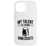 Carcasa para iPhone 14 Mi Talento está perdiendo 10MM Sockets Car Guy Meme Mecánico de Coches