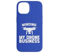 Carcasa para iPhone 14 Minding My Drone Business Divertido Drone