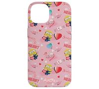 Carcasa para iPhone 14 Minions Big Heart All Over Print