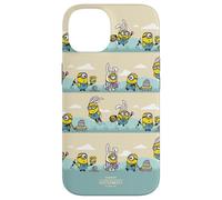 Carcasa para iPhone 14 Minions Easter Bunny All Over Print