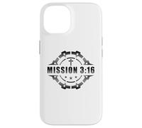 Carcasa para iPhone 14 Mission 3:16 - Christian Faith Church Ministry Soldier