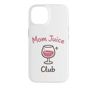 Carcasa para iPhone 14 Mom Juice Club Funny Wine Drinking Mothers Humor Design
