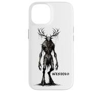 Carcasa para iPhone 14 Monstruo Wendigo, Skinwalker, críptido, Malvado Monstruo de Terror