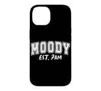 Carcasa para iPhone 14 Moody EST. 7AM: Cita Divertida para Amantes del Café