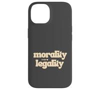 Carcasa para iPhone 14 Moralidad sobre la legalidad Código Moral Brújula Buen Humano Sé Amable