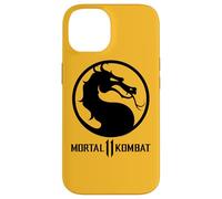 Carcasa para iPhone 14 Mortal Kombat 11 Dragon Black Logo
