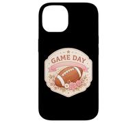 Carcasa para iPhone 14 Mujer American Football Game Day Girl Fan Lover Female Cute