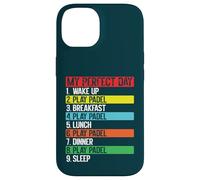 Carcasa para iPhone 14 My Day Padel Jugador Rutina Diaria Divertido