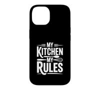Carcasa para iPhone 14 My Kitchen My Rules Funny Cooking Chef Cita