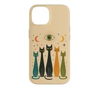 Carcasa para iPhone 14 Mystic Cats Celestial Eye Moon Feline