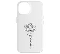 Carcasa para iPhone 14 Namaste Lotus Flores Yoga Yogi Meditation Idea de Regalo