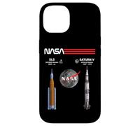 Carcasa para iPhone 14 NASA Artemis Apollo Luna Misión SLS Saturn V