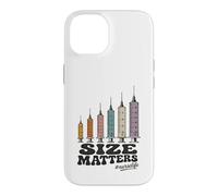 Carcasa para iPhone 14 Needle Size Matters Funny Nursing and Nurses