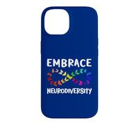 Carcasa para iPhone 14 Neurodiversidad Rainbow Infinity Butterfly TDAH Autismo