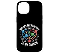 Carcasa para iPhone 14 Nitrógeno a mi Ciencia del Carbono Amor Química