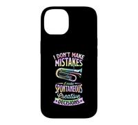 Carcasa para iPhone 14 No cometo Errores Tomo Decisiones Creativas espontáneas