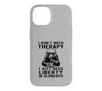 Carcasa para iPhone 14 No Necesito Terapia, Solo Necesito Libertad en Olongapo Design