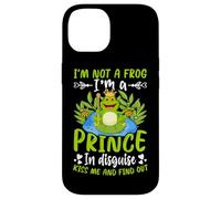 Carcasa para iPhone 14 No Soy una Rana, Soy un príncipe Disfrazado Bésame y descúbrelo