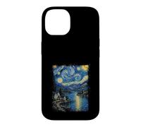 Carcasa para iPhone 14 Noche Estrellada Lake District Reino Unido