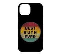 Carcasa para iPhone 14 Nombre Personalizado Ruth I Love Ruth Retro Vintage Style