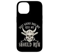 Carcasa para iPhone 14 Nordic Viking: That Which Does Not Kill Me Should Run