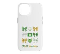 Carcasa para iPhone 14 North Yorkshire Coquette Bow Chicas