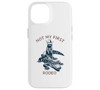 Carcasa para iPhone 14 Not my First Rodeo, Cocodrilo Mapache Campestre al Estilo