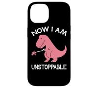 Carcasa para iPhone 14 Now I'm Unstoppable - Funny T-Rex Dinosaur