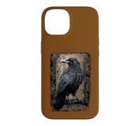 Carcasa para iPhone 14 Oficial Spiral Raven Wise Gothic Fantasy