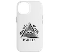 Carcasa para iPhone 14 Ojo Que Todo lo ve - 'Los Ojos Reales se Dan Cuenta de la pirámide de mentiras Reales