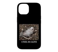 Carcasa para iPhone 14 Opossum I Feel So Alive Playing Dead Humor irónico sarcástico
