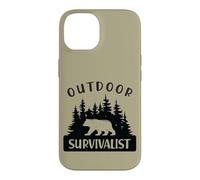 Carcasa para iPhone 14 Oso de Supervivencia al Aire Libre Bushcraft Prepper Homesteading
