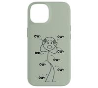 Carcasa para iPhone 14 OW OW Stick Character Figure Humor Chronic Pain Awareness