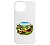 Carcasa para iPhone 14 Paisaje del Valle histórico de Virginia