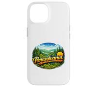 Carcasa para iPhone 14 Paisaje escénico del Valle del Bosque de Pensilvania