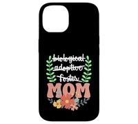 Carcasa para iPhone 14 Palabras Cruzadas a mamá diseño Floral a Mano