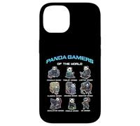 Carcasa para iPhone 14 Panda Gamers of The World Diverse Gamer Panda Graphic