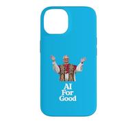Carcasa para iPhone 14 Papa León XIV AI para el Bien - MAGNIFICA HUMANITAS