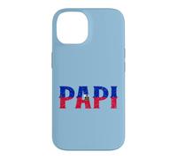 Carcasa para iPhone 14 Papi Bandera Haitiana Haití Orgullo Patriótico Día del Padre