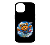 Carcasa para iPhone 14 Paracaidismo Lindo Oso De Peluche Valiente Aventura Formas
