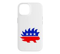 Carcasa para iPhone 14 Partido Libertario Puercoespín Libertad Impuestos Votación