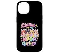Carcasa para iPhone 14 Pascua KPOP Music Chillin with My K-Pop Chicas Mujeres Chicas