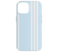 Carcasa para iPhone 14 Pastel Blue Vertical Striped Pattern Cool Lines