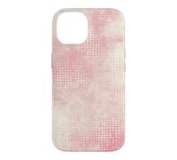 Carcasa para iPhone 14 Patrón Retro Vintage Rosa y Crema Envejecido