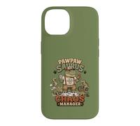 Carcasa para iPhone 14 Pawpaw Saurus Chaos Manager Abuelo Papá Broma Vintage