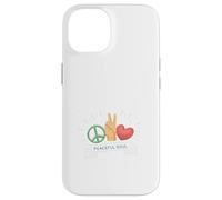 Carcasa para iPhone 14 Peaceful Soul Peace Sign Hand Gesture Love Graphic Nature