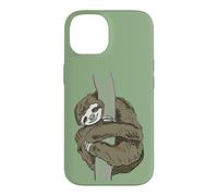 Carcasa para iPhone 14 Perezoso Abrazando Relajado Dormir Adolescente Cansado Perezoso Lento