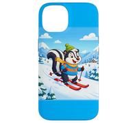 Carcasa para iPhone 14 Perro esquís Husky