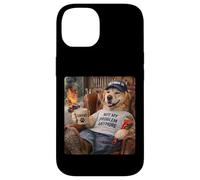 Carcasa para iPhone 14 Perro Labrador Retriever Jubilado 2026, ya no es mi Problema